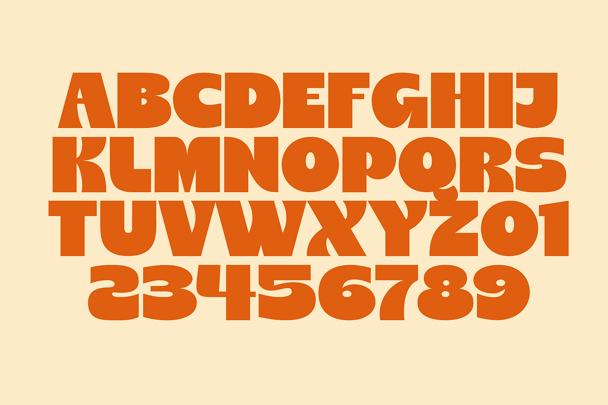 Linep – Bold Retro SansSerif Display, a Sans Serif Font by MaikoHatta (Photo 3 of 9)