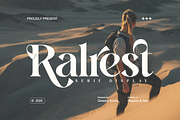 Ralrest - Modern Bold Branding Serif, a Serif Font by Qweera Studio (Thumbnail 1 of 12)