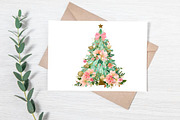 Watercolor Christmas Tree PNG, an Illustration by Canvas Craft (Thumbnail 4 of 5)