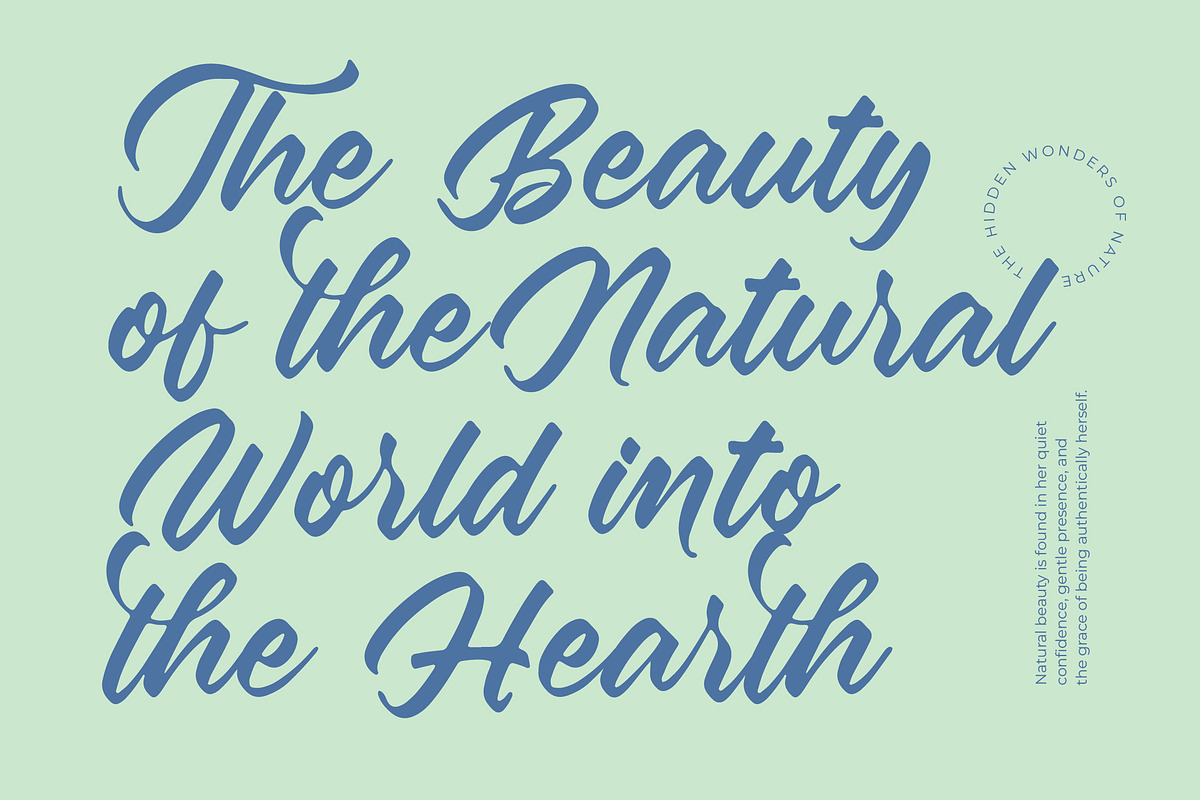 Aretlar Eraghes Bold Calligraphy, a Script Font by Letterena Studios Script (Photo 10 of 20)