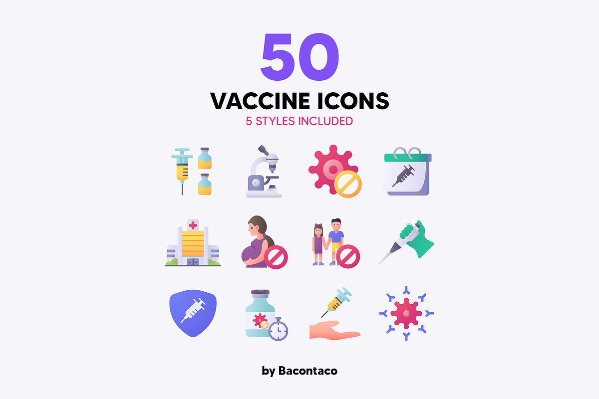Vaccine Icons, an Icon by BaconTaco (Photo 1 of 6)
