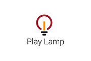 Play Lamp Logo, a Branding & Logo Template by Sahade Studio (Thumbnail 1 of 5)