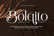 Bolqito - Elegant Luxury Serif Font, a Serif Font by Qweera Studio (Thumbnail 1 of 12)