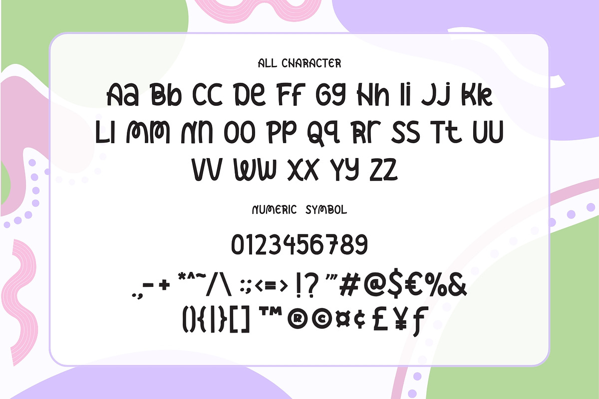 Sprinkle Smiles - Playful Type Font, a Script Font by AQR Studio (Photo 2 of 8)