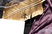 Halloween Card Mockup 5.5x4.25 g45, an Advertising Mockup by PawMockups (Thumbnail 4 of 10)