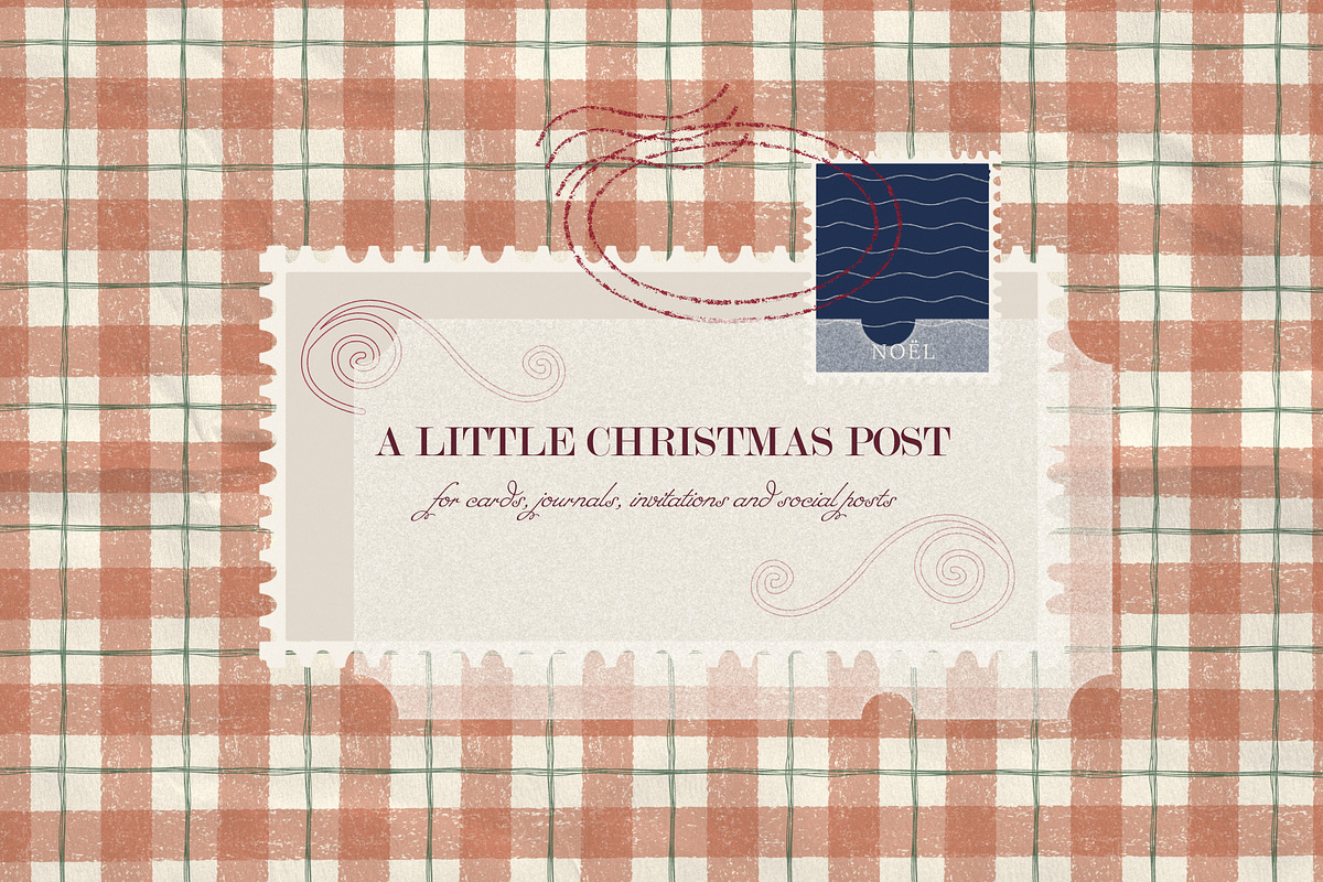 Noël Post Vellum & Envelope Kit, an Object Graphic by Anzhelika (Photo 4 of 11)
