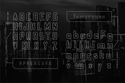 VB Prainer - Futuristic Display Font, a Sans Serif Font by VALIANTBROTHA (Thumbnail 2 of 11)