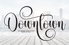 Downtown | Script Font