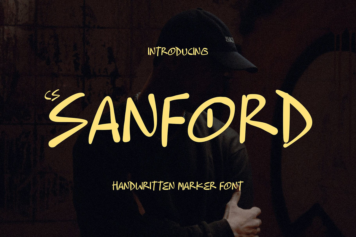 CS Sanford – Ink Font, a Handwritten Font by Craft Supply Co. (Photo 1 of 8)