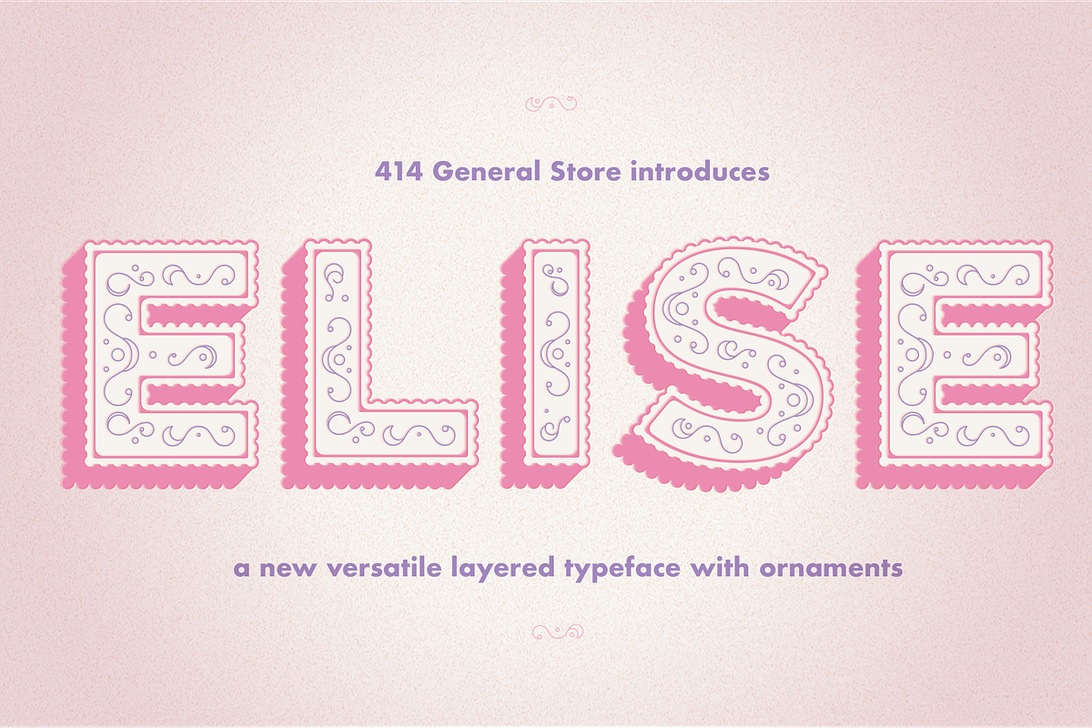 Elise - Layered Typeface