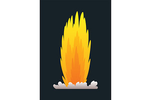 Explosion animation. Animation, an Object Illustration by Things for designers