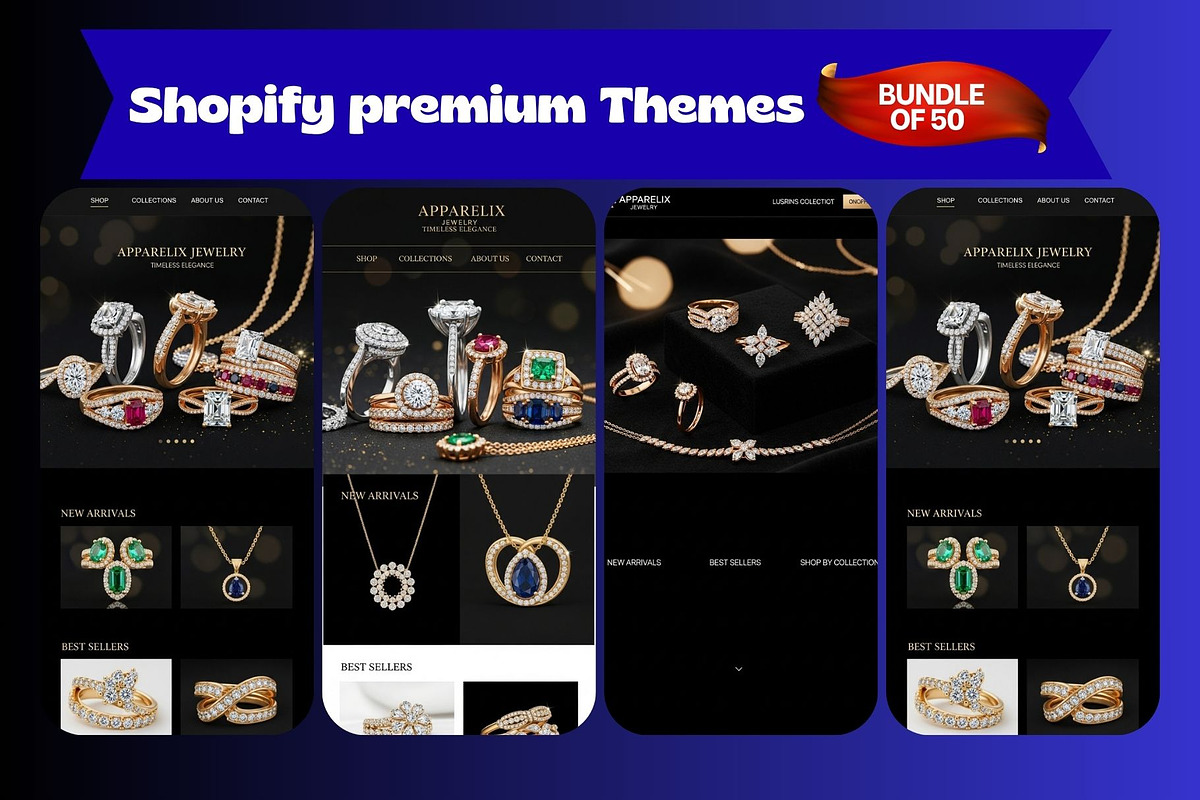 50 Modern E‑Commerce SHOPIFY THEMES, a Shopify Template by Crox Studio | Digital (Photo 19 of 59)