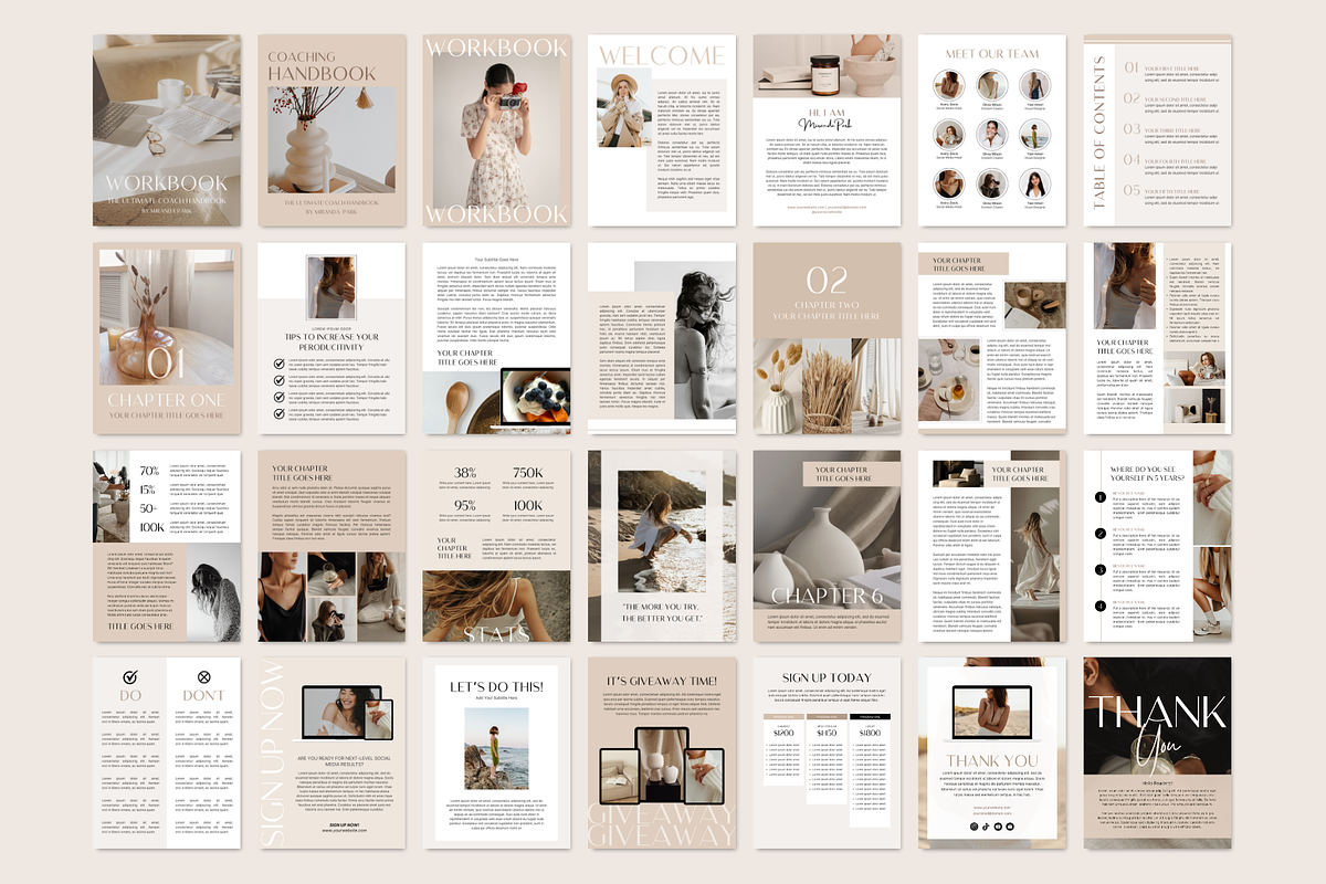 Ebook Workbook Guide Book Template, a Magazine Template by ShopRShop (Photo 7 of 10)