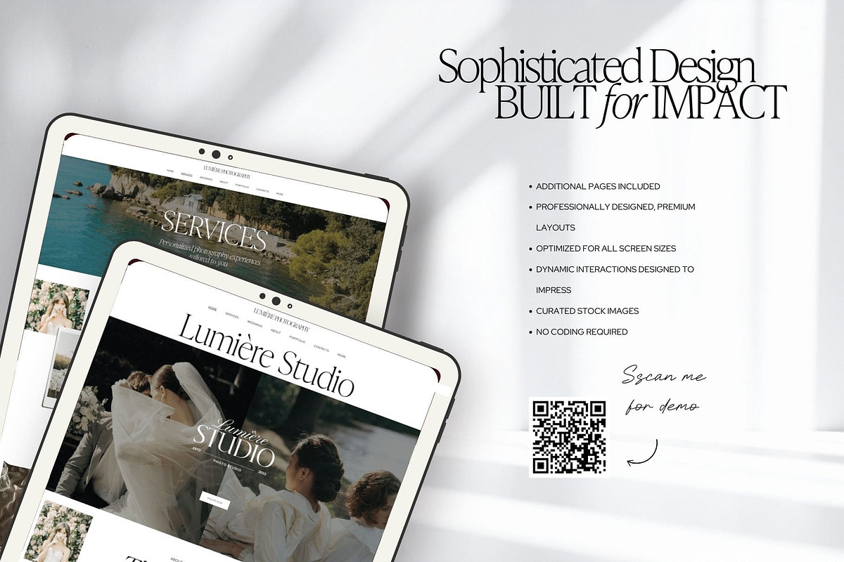 Squarespace Photography Template, a Squarespace Template by Presentibox (Photo 11 of 11)