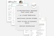 Resume Template Google Docs 10x, a Resume Template by DesignStudioTeti (Thumbnail 10 of 10)