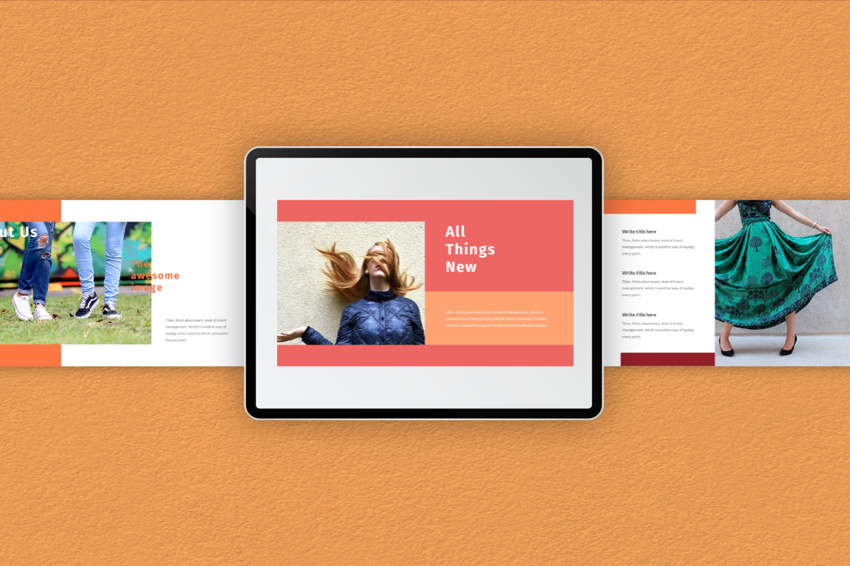 Hot Color Keynote Template, a Presentation Template by Inkofert (Photo 9 of 11)