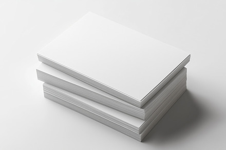 Stack of blank white business cards, a Business Photo by MistyDay
