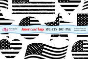 American flag SVG, an Object Graphic by PolpoDesign (Thumbnail 1 of 5)