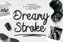 Dreamy Stroke Handwritten Script Fon