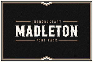 Madleton Font Pack