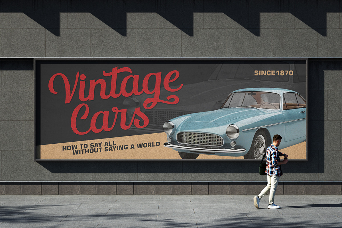 The Drakuta Vintage Script Font, a Script Font by nizarbagasm (Photo 2 of 8)