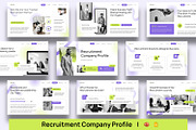 Recruitment Company Profile, a Presentation Template by BumbleGraph Studio (Thumbnail 1 of 5)