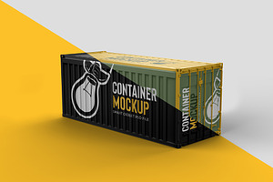 Cargo Container Mockup