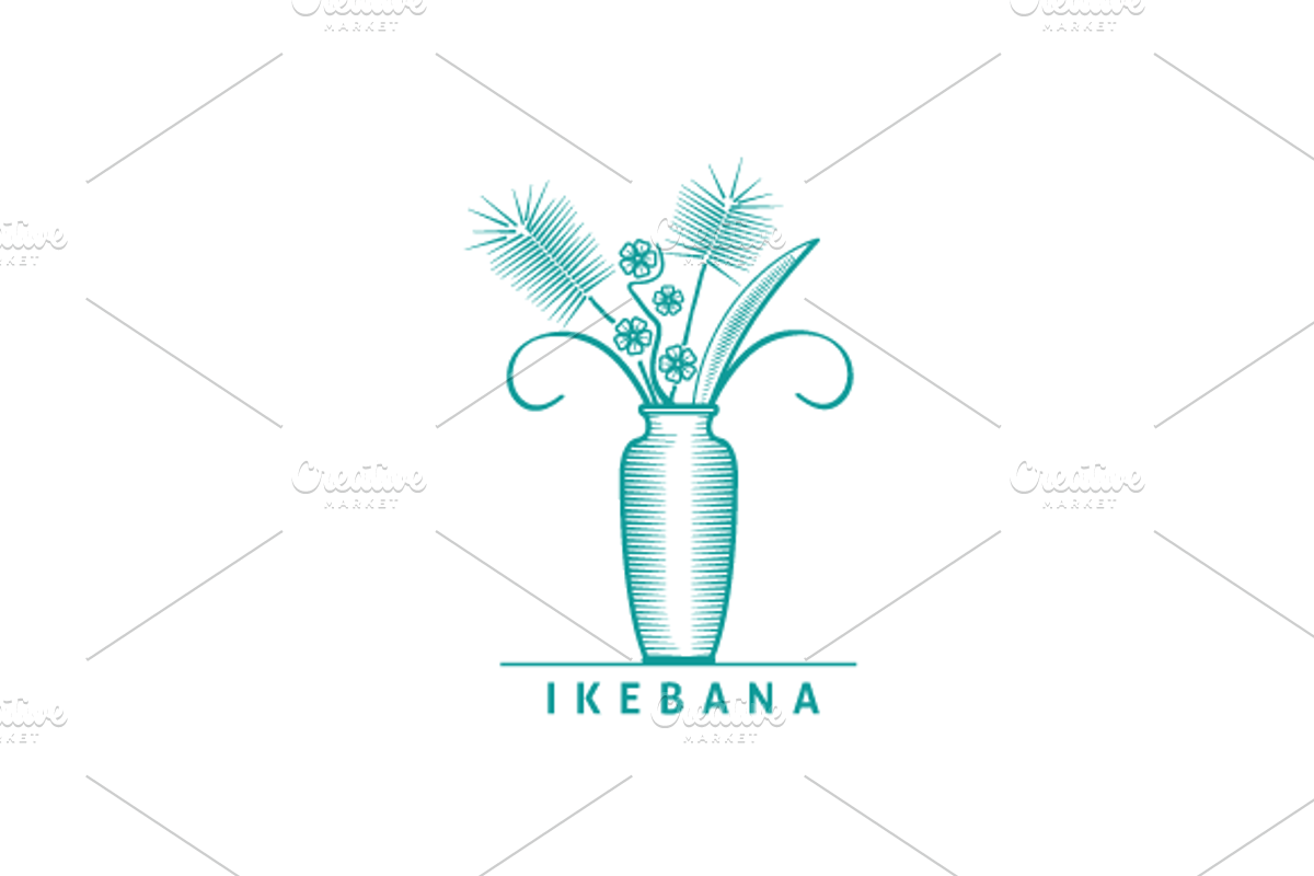 Ikebana_logo, a Branding & Logo Template by NicklancerShop (Photo 1 of 4)