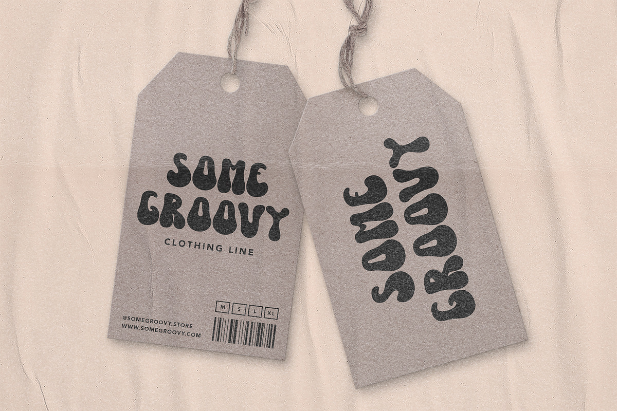 Wild Plants - Groovy Retro Display, a Font by Arendxstudio (Photo 3 of 9)