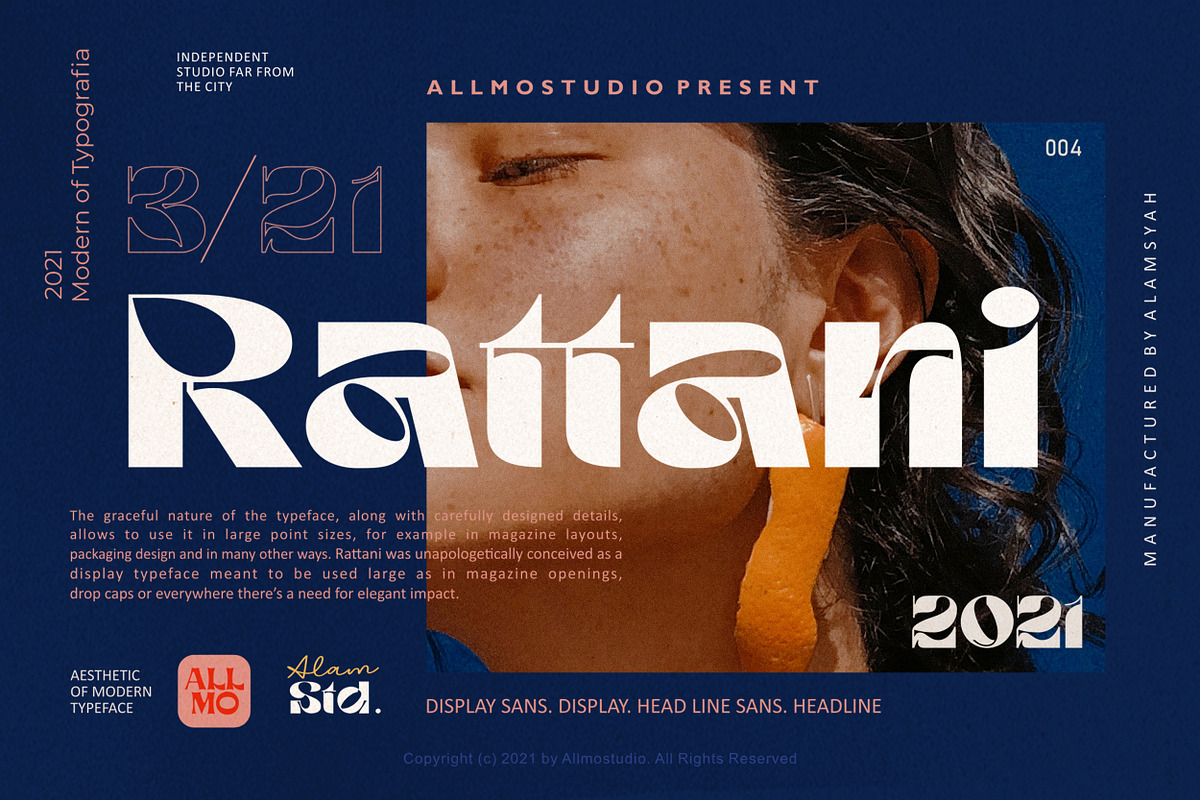 Rattani, a Sans Serif Font by Allmostudio (Photo 10 of 10)
