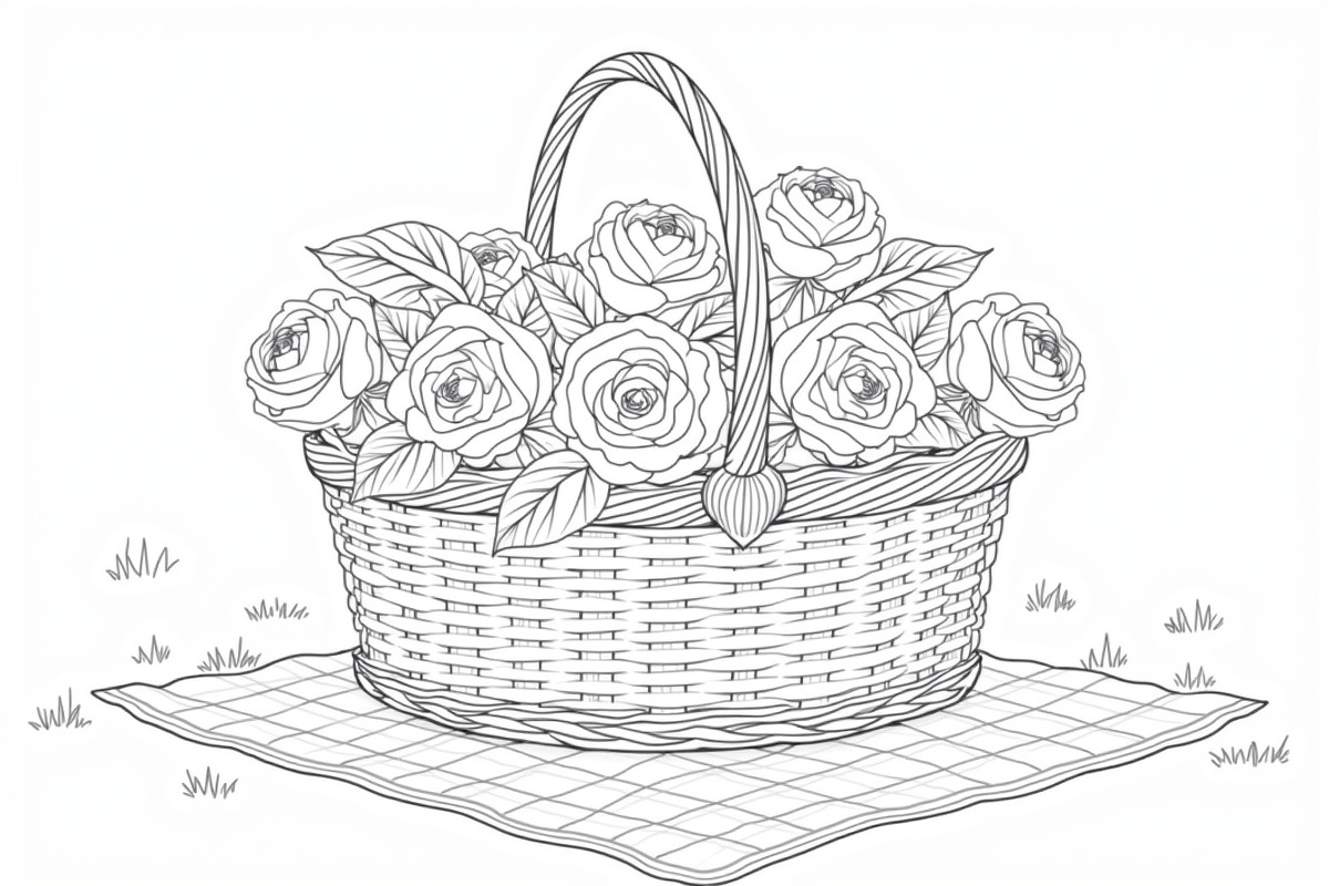Flower Basket Bundle, an Illustration by musafir_fashion (Photo 2 of 9)