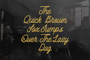 Heatched Monoline Script Font Retro, a Script Font by Maulana Creative (Thumbnail 6 of 7)