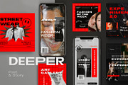 Deeper - Canva Social Media Pack, a Social Media Template by Dirtytemp Studio (Thumbnail 2 of 14)