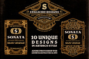 ArtDeco Badges & Frames, an Object Graphic by Cruzine (Thumbnail 4 of 5)