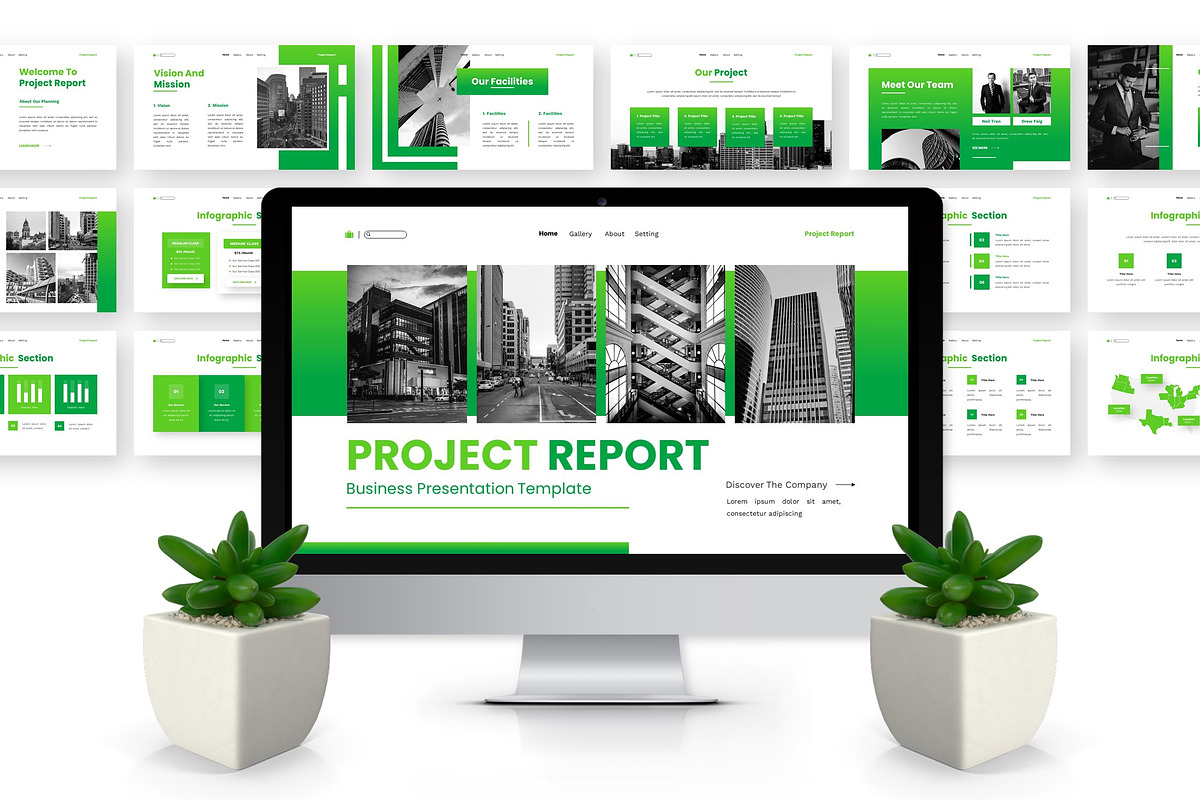 Project Report - Business GSL, a Presentation Template by Deepslide Studio (Photo 5 of 6)
