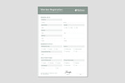 Member Registration Form Template, a Stationery Template by BrandPacks (Thumbnail 6 of 6)