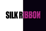 Silk Ribbon Text Effect, a Layer Style Add-On by alexdndz (Thumbnail 2 of 2)