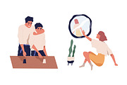 People with inner conflict concept, a Person Illustration by Good Studio (Thumbnail 4 of 7)