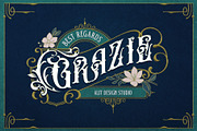Brick Stone Victorian Typeface, a Blackletter Font by alit design (Thumbnail 23 of 23)