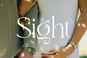 Sight - Elegant & Chic Serif, a Serif Font by Misha Sova (Thumbnail 1 of 11)