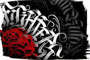 Blackletter Brush for Procreate, a Brush Add-On by Emmanuel Buron (Thumbnail 5 of 8)