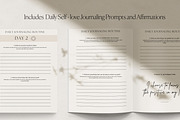 Self-love Journal Canva Template, a Presentation Template by HelloKarla (Thumbnail 3 of 7)