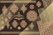Set of vector decorative elements, a Decorative Illustration by Dainia (Thumbnail 1 of 2)