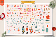 Nutcracker Christmas Pattern Graphic, a Seasonal Illustration by Essentially Nomadic (Thumbnail 3 of 13)