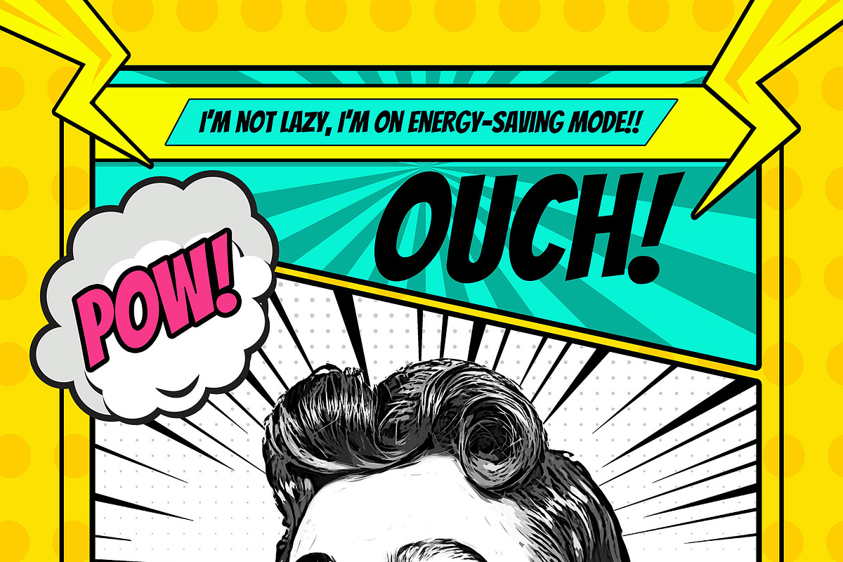 Retro Comic Book Style Poster Art, an Action Add-On by Photoshop Action (Photo 10 of 21)