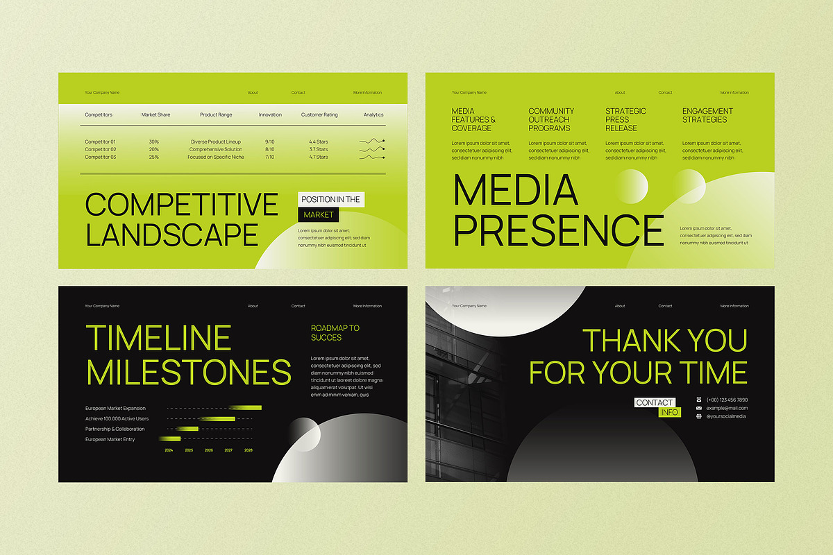 Company Profile Presentation, a Presentation Template by Aiyari Graphic (Photo 5 of 5)