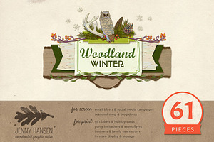 Graphics Bundle: Woodland Winter