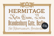 Hermitage Fonts and Illustrations, a Font by Heritage Type Co. (Thumbnail 2 of 15)
