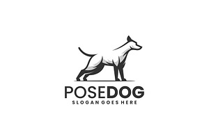 Dog Silhouette Logo, a Branding & Logo Template by ivan_artnivora
