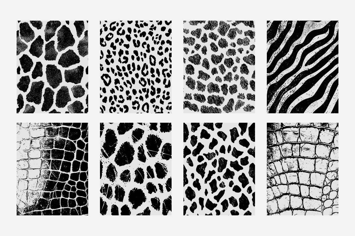 Vector Animal Textures, a Texture Graphic by Tugcu Design Co ...
